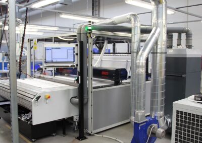 Laser ve firmě Dräger